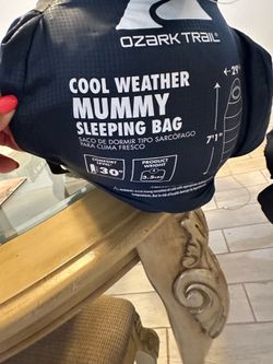 Ozark Trail cool weather mummy sleeping bag