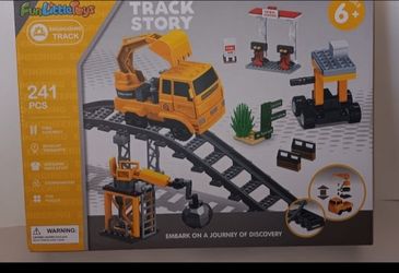 Fun Little Toys Track Story Engineering Track 241 pieces building set $10 FIRM
