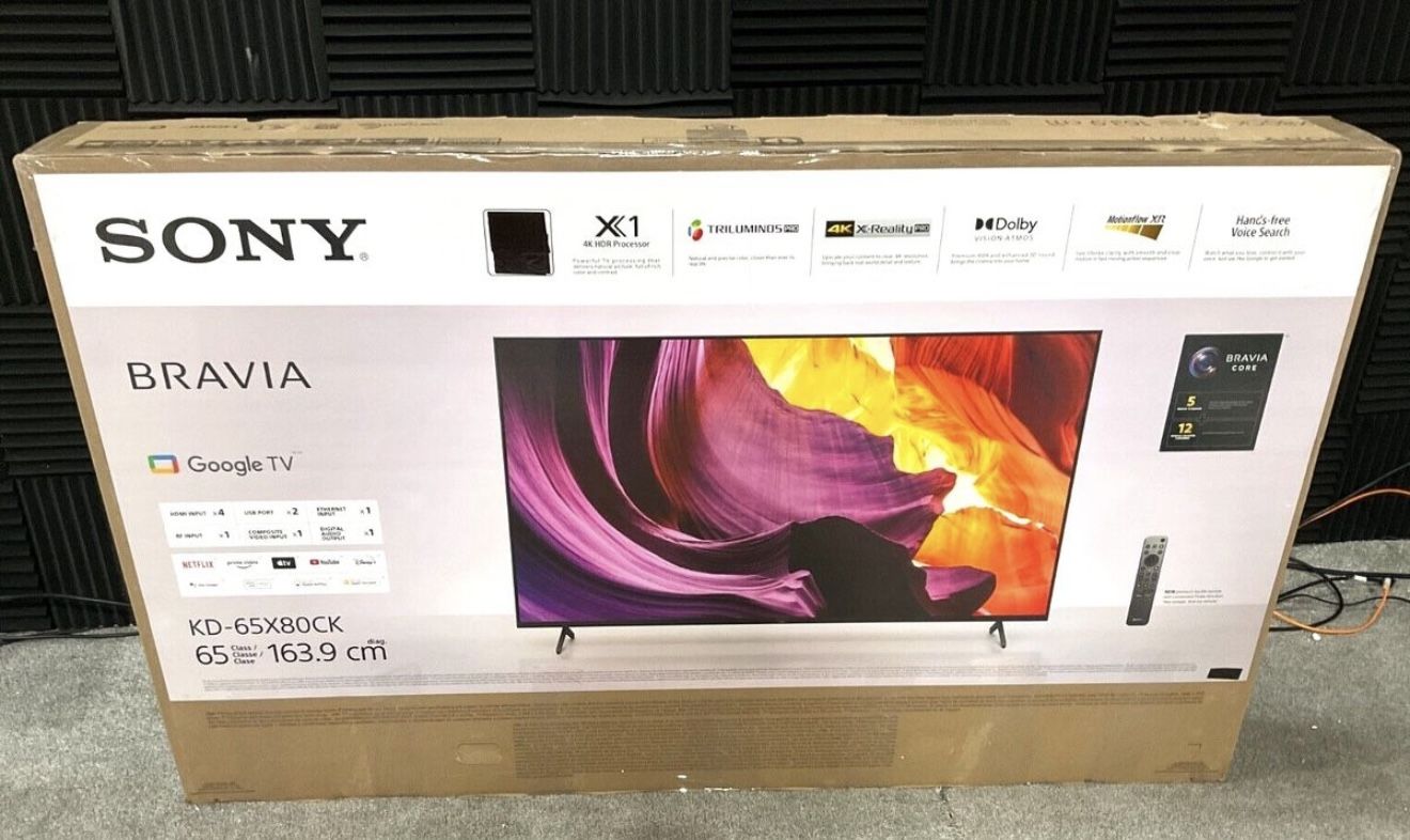 Sony Bravia X80CK - 65 Inch Smart TV For Sale.