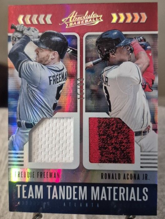 2020 Panini Absolute - Team Tandem Materials Spectrum Red #/99