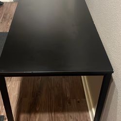 Black desk