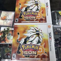 Pokémon Sun 3ds $40 Gamehogs 11am-7pm