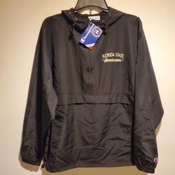 New Florida State Seminoles Windbreaker Jacket Size L 