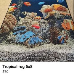 Tropical Rug 5x8 