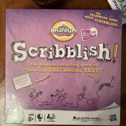 Scribblish Cranium Board Game Hasbro Brand New Sealed Family Board Game. NEW