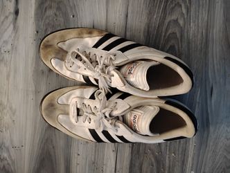 White Samba Adidas Size 10 M