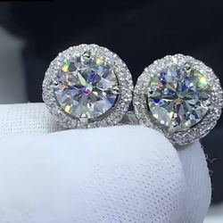 925 silver VVS one moist light diamond 925 silver VVS one moisanite diamond