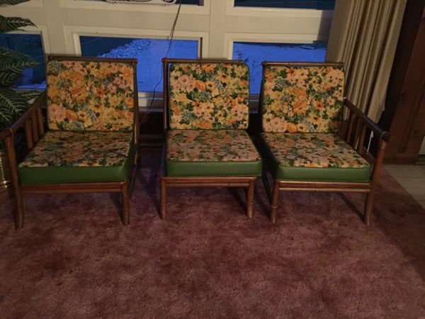 Vintage Ficks Reed Sectional Sofa And Chair For In St Louis Mo Offerup