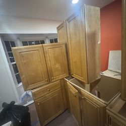 9 Piece Wooden Cabinets