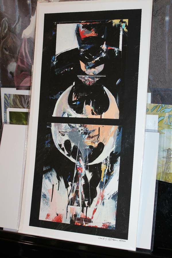 Batman abstraction giclee Art Print Poster