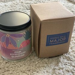 New Bath and Body Works Pink Pineapple Sunrise Scented Candle  Cash Only  