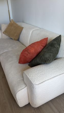 White couch