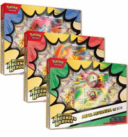 Pokémon Ascended Heroes Mega Ex Boxes