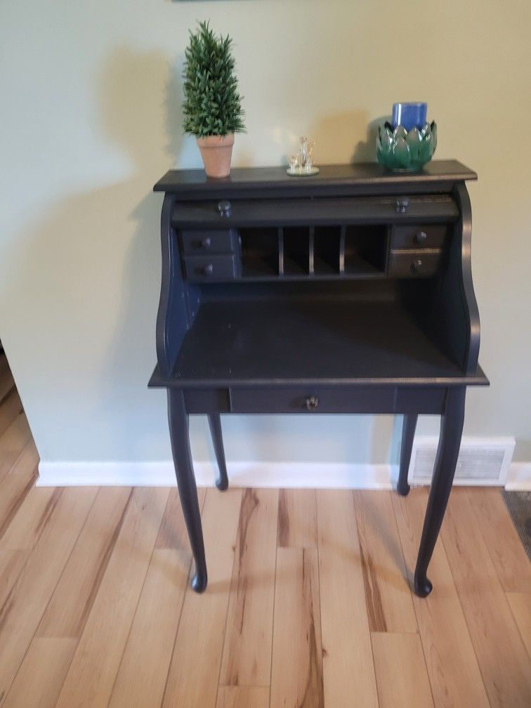 Black Painted Secretary Desk