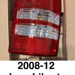 2008-12 Jeep Liberty Tail Light New 
