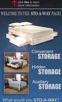 Queen Box Spring with drawers by Sto a Way