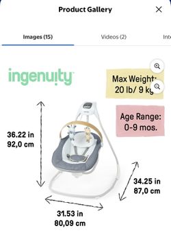 Baby swing