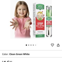 Nail Biting Treatment for Kids, Nail Biting Prevention, Stop Thumb Sucking Deterrent, Protect & Repair Nails, Safe & Mild Ingredients, Stop Nails Biti