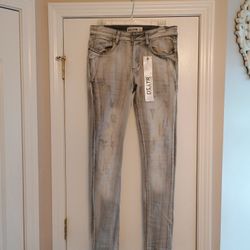 PREMIUM DISASTER

MENS CLASSIC ULTRA STRETCH DENIM - BASIC GREY DZTR-026 SIZE 30