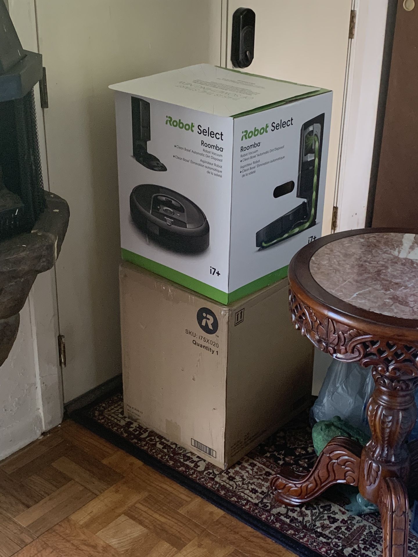 2 iRobot - iRobot® Roomba® i7+ (7550) Wi-Fi® Connected Self-Emptying Robot Vacuum - Charcoal brand new accepting legitimate offers retail price is 799