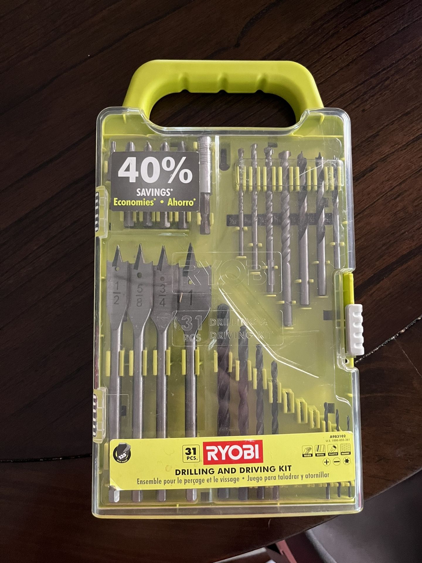 Ryobi Drill Bit Set