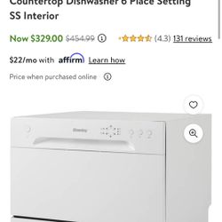 Portable dishwasher 
