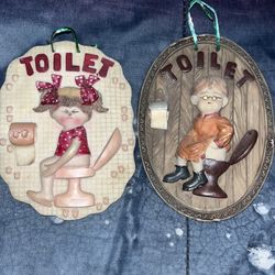 2 PIECE BATHROOM DECOR
