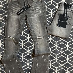 Purple Jeans Flared 