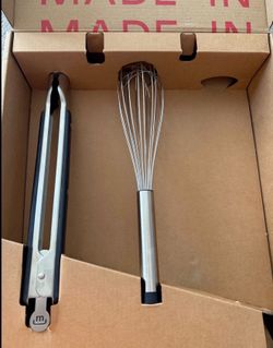 Made In Whisk And Tongs New In Box  (original)