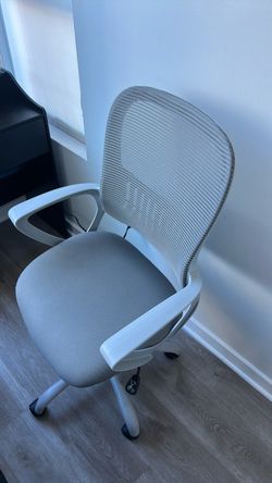 Grey computer chair