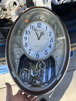 Rare! Seiko Melodies in Motion QXM390BRH Wall Clock (Retired Limited Edition)