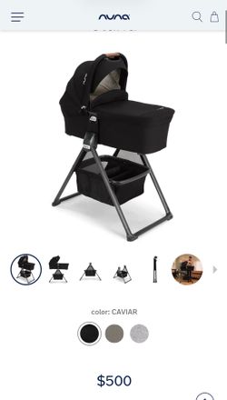 Nuna baby bassinet plus stand