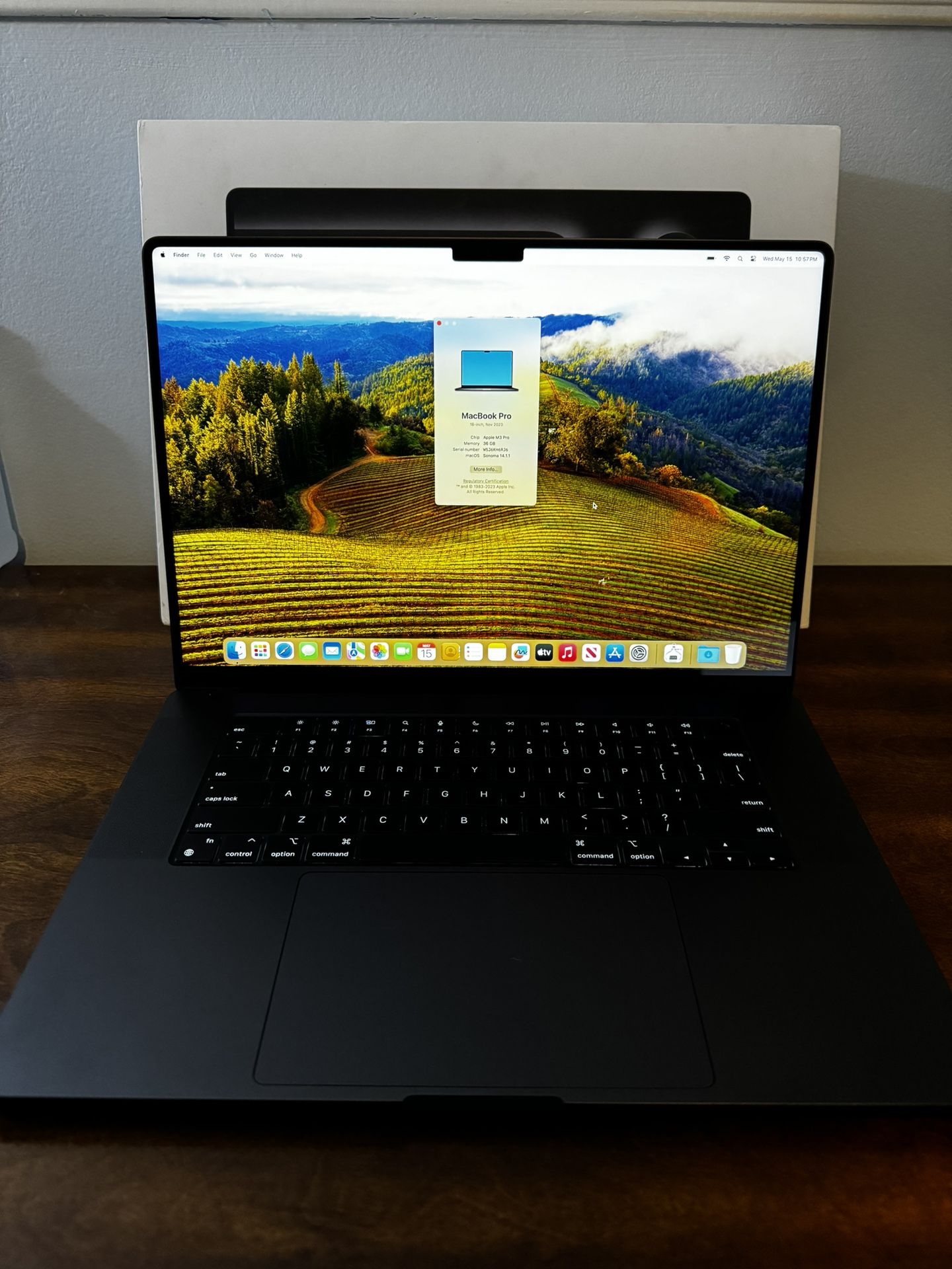 16-inch MacBook Pro W/ Apple M3 Pro Chip