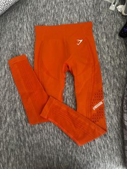 Gymshark Orange Seamless Leggings