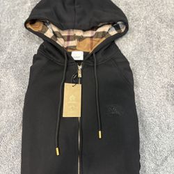 Black Burberry Hoodie