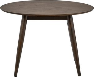 42" (W) Wooden Round Dining Table, Chestnut