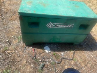 Green Lee storage box