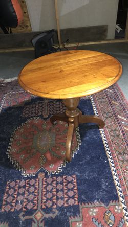 Vintage round side table