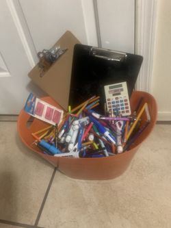 Container Full Of Colored Pencils All For $5