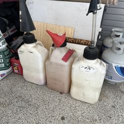 Go Kart Gas jugs 