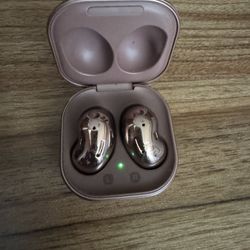 Samsung Galaxy Buds Live Wireless Earbuds with Charging Case, Mystic Bronze