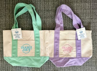NWT Trader Joe’s Small Tote Bags