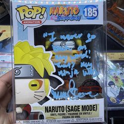 Naruto Funko pop (autographed)