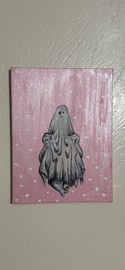 Original Pink Ghost Painting
