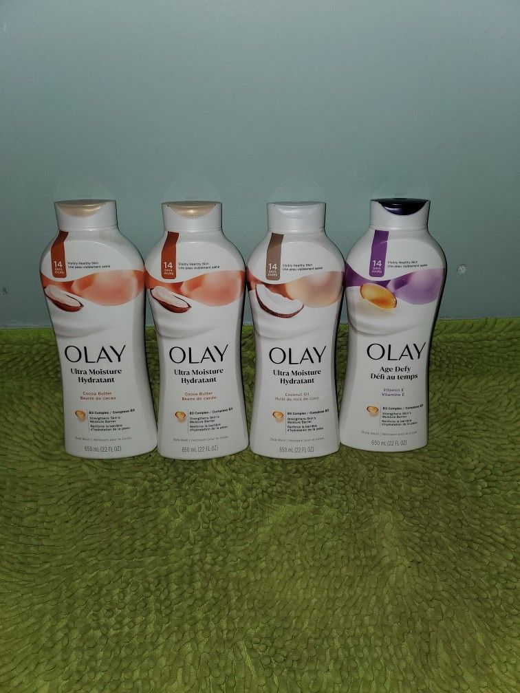 4 Olay Bodywash 22oz 