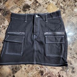 Womens Black Skirt Sz L * New*