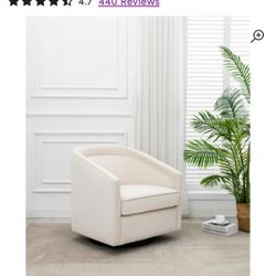 New Swivel Velvet Accent Chair 
