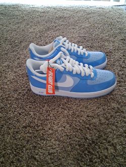 Af1 mens 11 psychic blue/ white