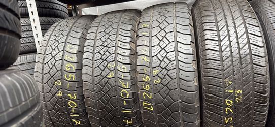 17” tires semi new 265/70/17 with free installation for $65 each