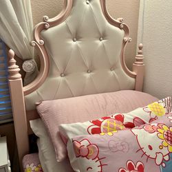 Excellent Condition Pink twin bed frame